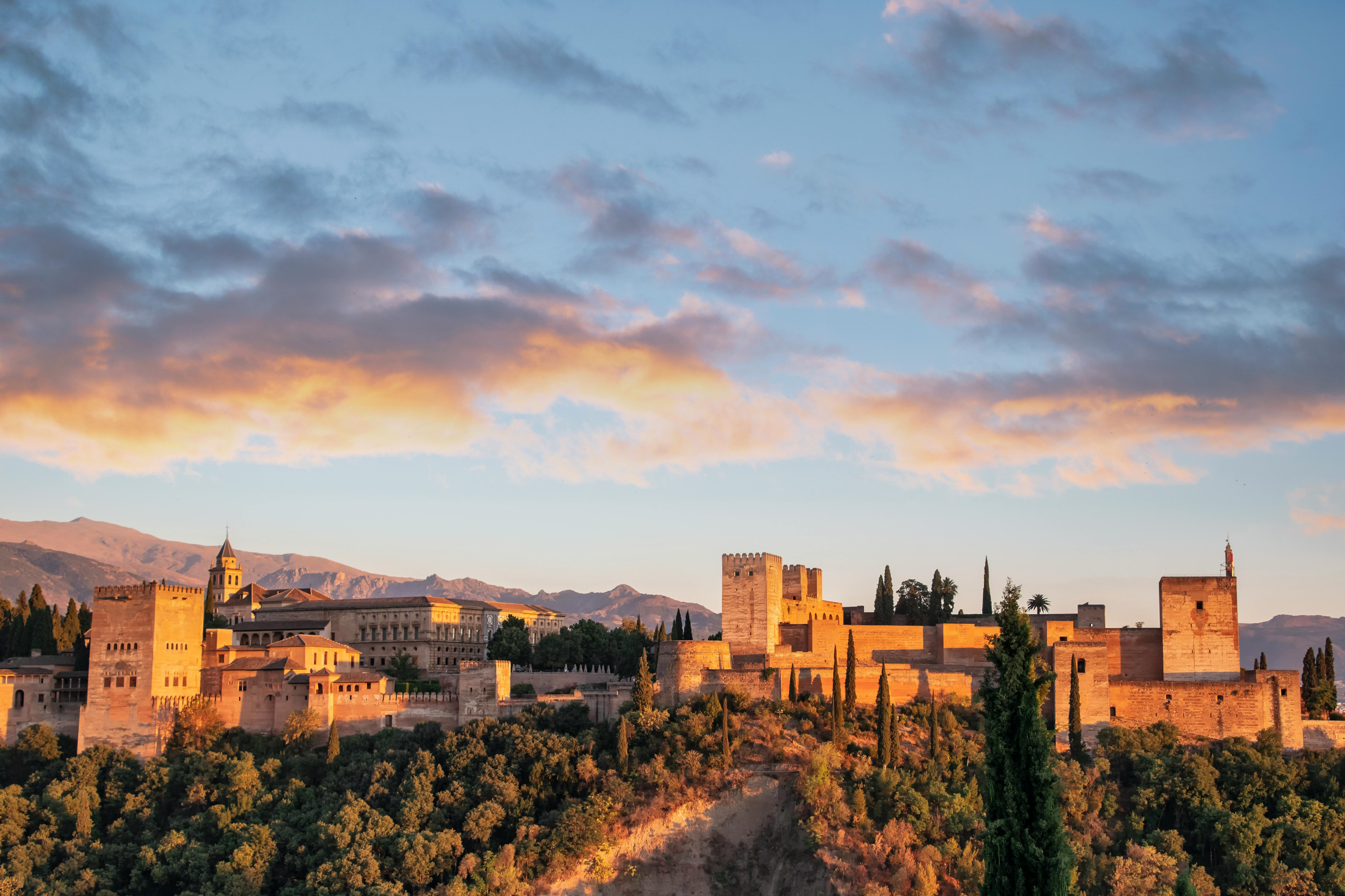 Scenic view of Granada cityscape